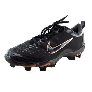 Nike Fast Flex Women Sz 8.5‎ M Black Lace Up Football Synthetic Shoe